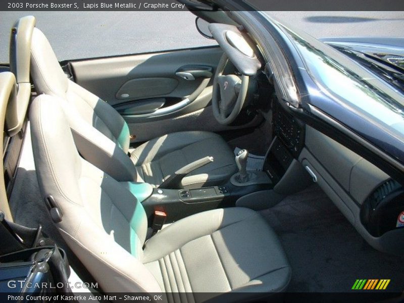  2003 Boxster S Graphite Grey Interior