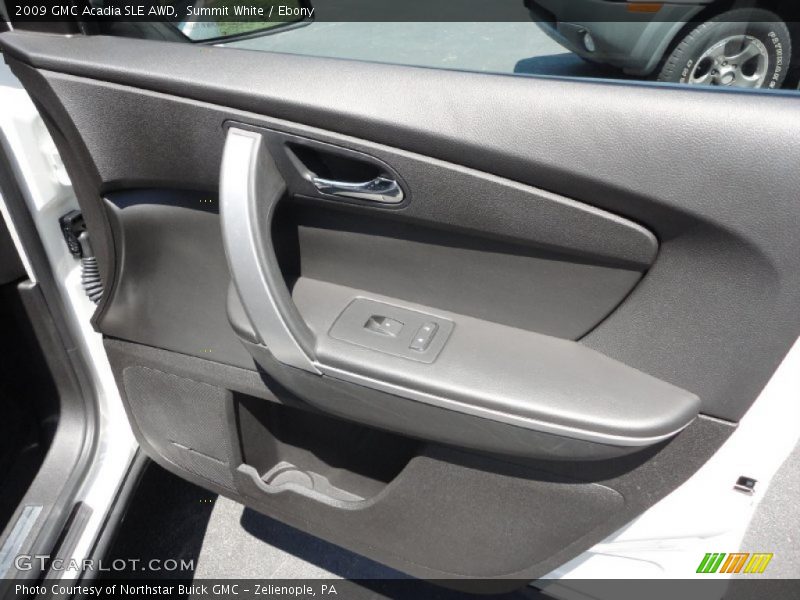 Summit White / Ebony 2009 GMC Acadia SLE AWD