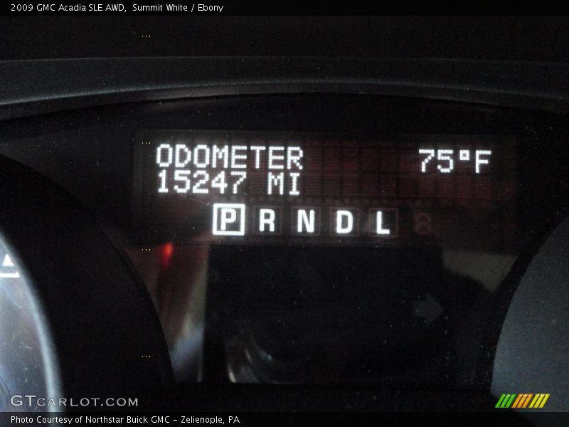 Summit White / Ebony 2009 GMC Acadia SLE AWD
