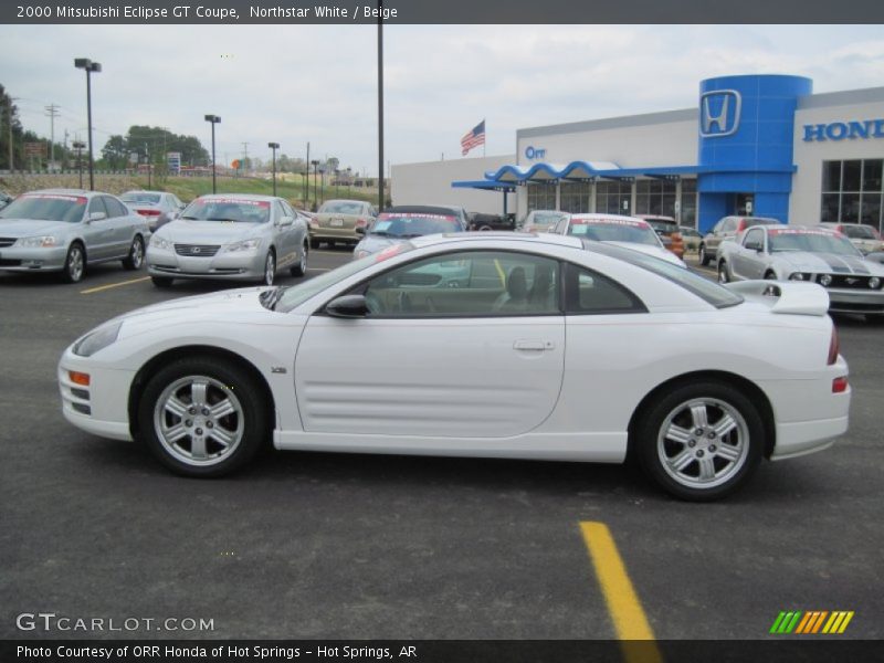 Northstar White / Beige 2000 Mitsubishi Eclipse GT Coupe