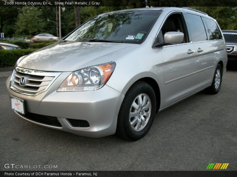 Silver Pearl Metallic / Gray 2008 Honda Odyssey EX-L