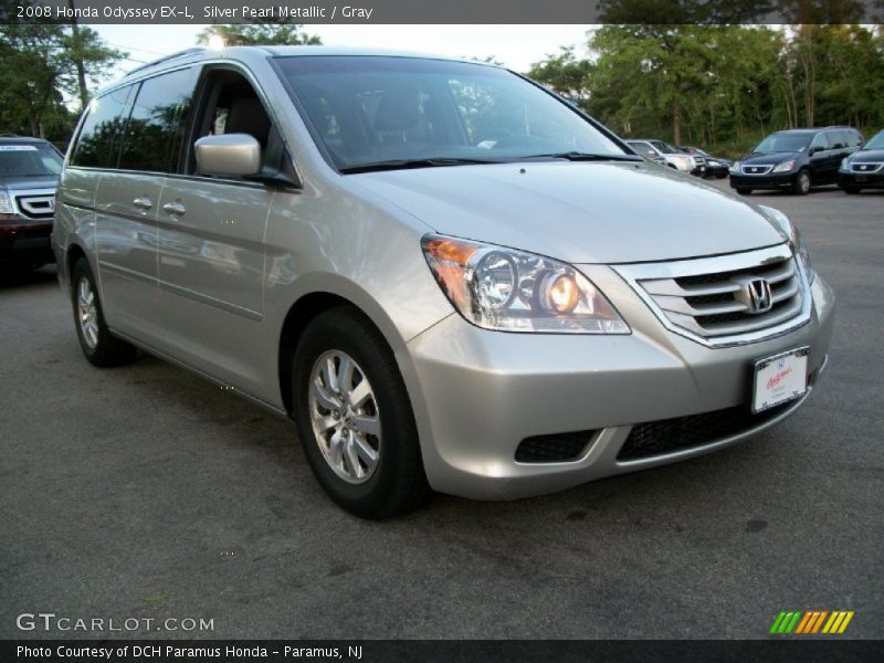 Silver Pearl Metallic / Gray 2008 Honda Odyssey EX-L