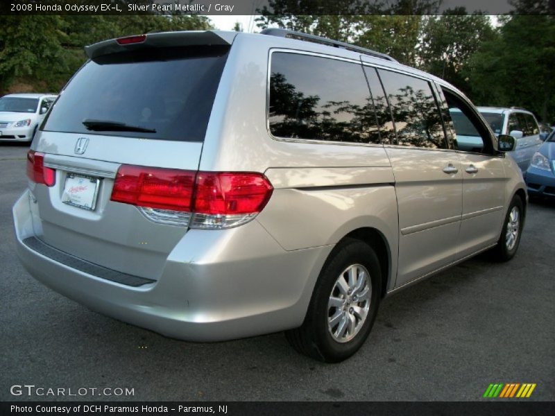 Silver Pearl Metallic / Gray 2008 Honda Odyssey EX-L