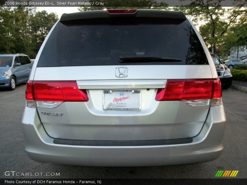 Silver Pearl Metallic / Gray 2008 Honda Odyssey EX-L