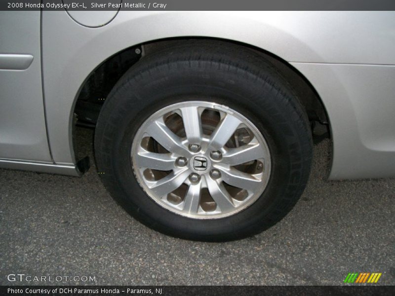 Silver Pearl Metallic / Gray 2008 Honda Odyssey EX-L
