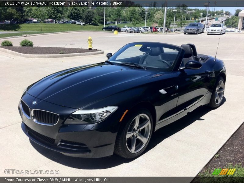 Black Sapphire Metallic / Black 2011 BMW Z4 sDrive30i Roadster