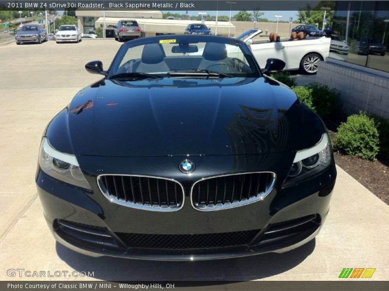 Black Sapphire Metallic / Black 2011 BMW Z4 sDrive30i Roadster