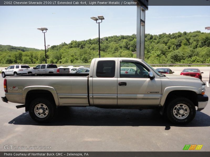 Light Pewter Metallic / Graphite 2002 Chevrolet Silverado 2500 LT Extended Cab 4x4