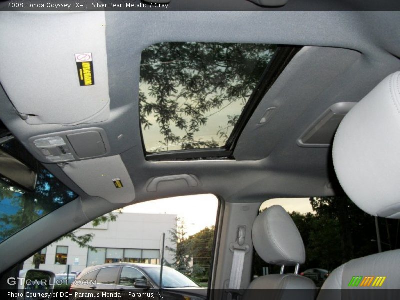 Silver Pearl Metallic / Gray 2008 Honda Odyssey EX-L