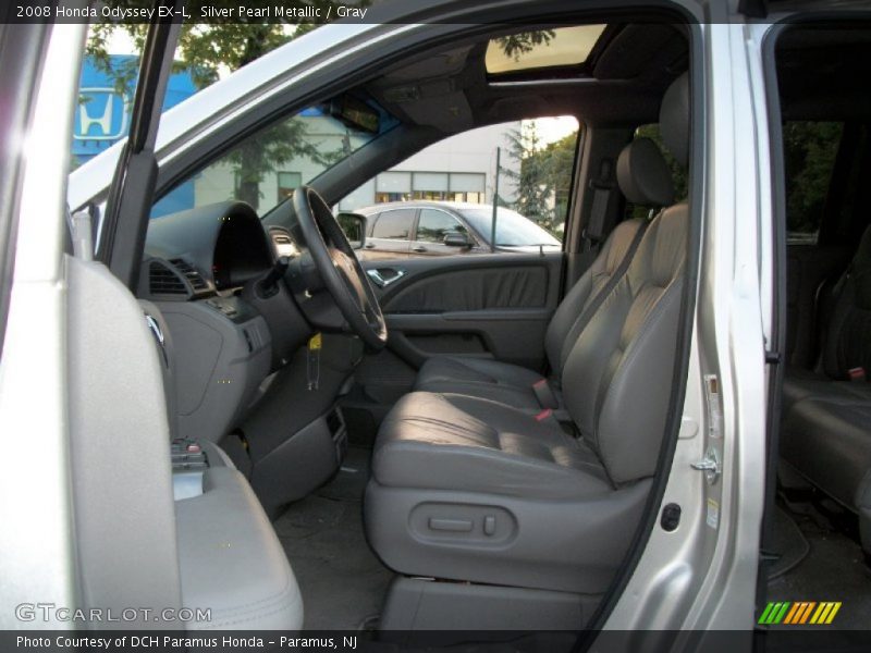 Silver Pearl Metallic / Gray 2008 Honda Odyssey EX-L