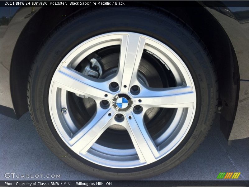 Black Sapphire Metallic / Black 2011 BMW Z4 sDrive30i Roadster