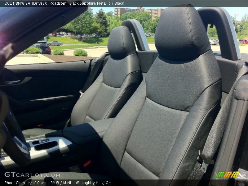 Black Sapphire Metallic / Black 2011 BMW Z4 sDrive30i Roadster