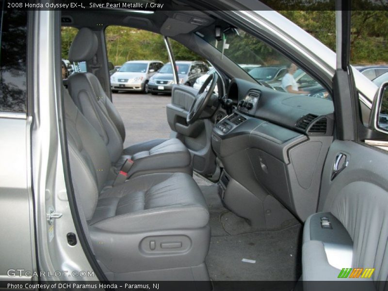 Silver Pearl Metallic / Gray 2008 Honda Odyssey EX-L
