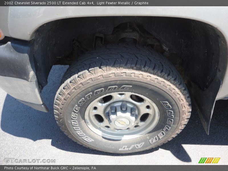 Light Pewter Metallic / Graphite 2002 Chevrolet Silverado 2500 LT Extended Cab 4x4