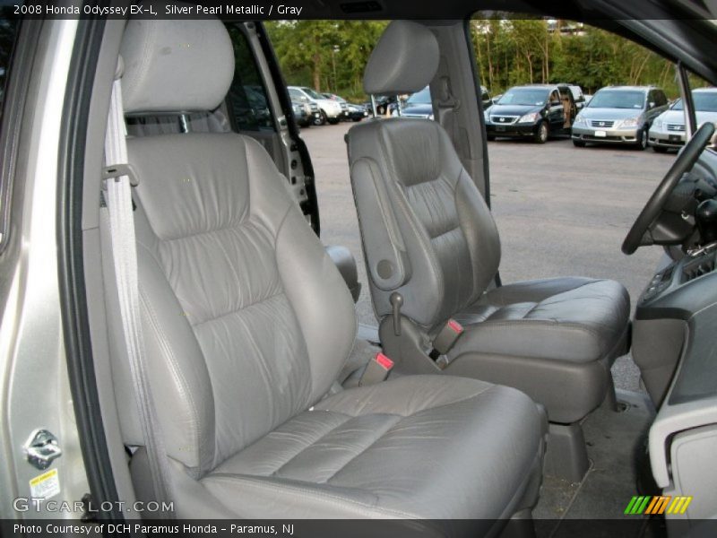Silver Pearl Metallic / Gray 2008 Honda Odyssey EX-L