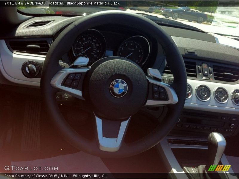 Black Sapphire Metallic / Black 2011 BMW Z4 sDrive30i Roadster