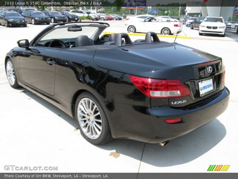 Obsidian Black / Black 2010 Lexus IS 350C Convertible