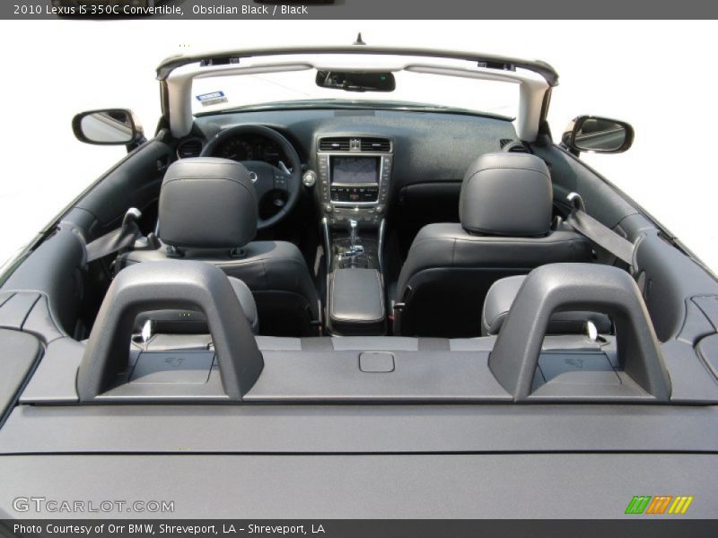  2010 IS 350C Convertible Black Interior