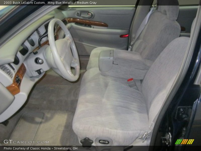 Ming Blue Metallic / Medium Gray 2003 Buick LeSabre Custom