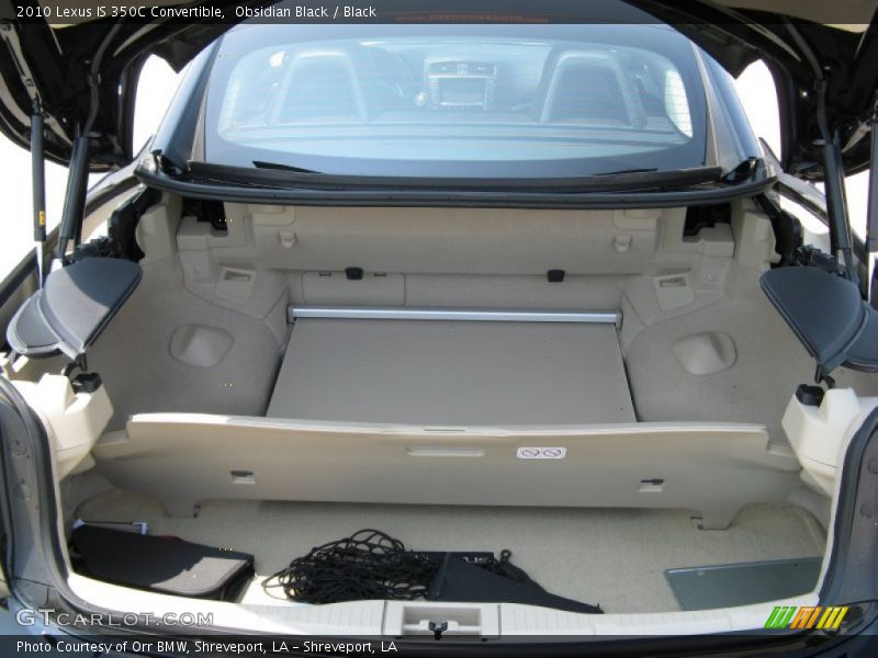 Obsidian Black / Black 2010 Lexus IS 350C Convertible