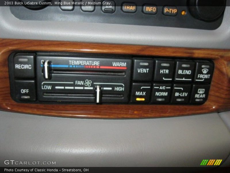 Ming Blue Metallic / Medium Gray 2003 Buick LeSabre Custom