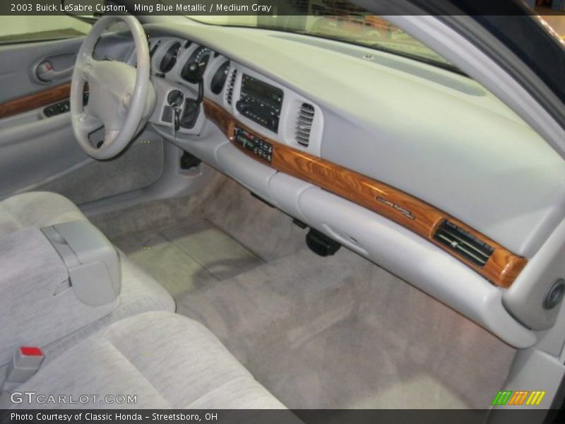 Ming Blue Metallic / Medium Gray 2003 Buick LeSabre Custom
