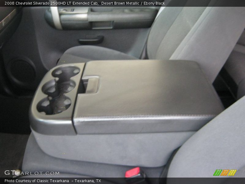 Desert Brown Metallic / Ebony Black 2008 Chevrolet Silverado 2500HD LT Extended Cab
