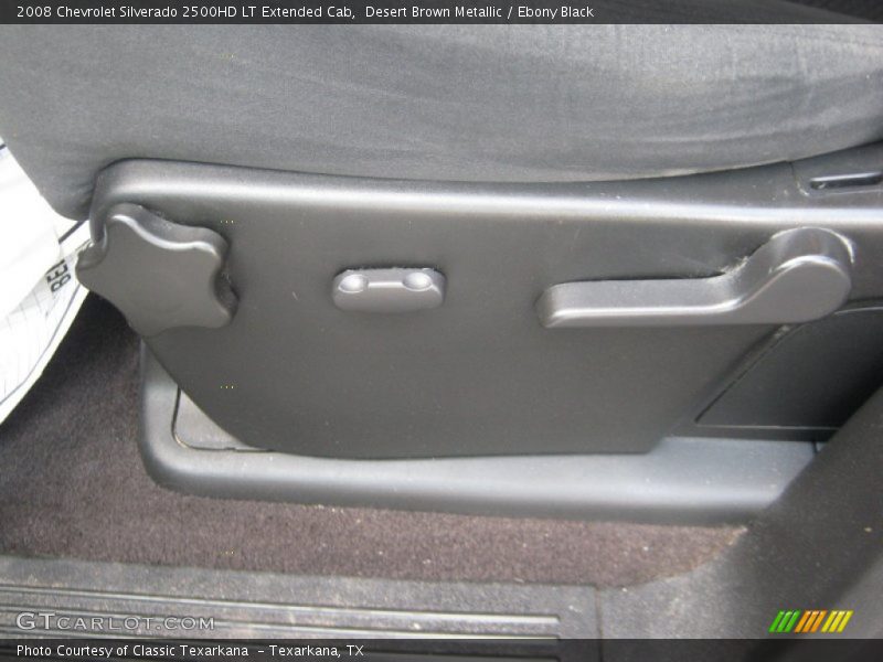 Desert Brown Metallic / Ebony Black 2008 Chevrolet Silverado 2500HD LT Extended Cab