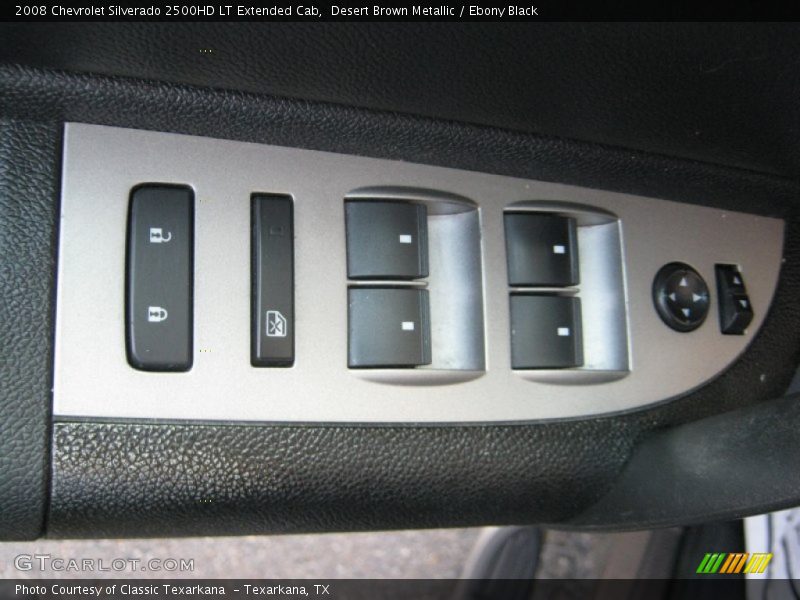 Desert Brown Metallic / Ebony Black 2008 Chevrolet Silverado 2500HD LT Extended Cab