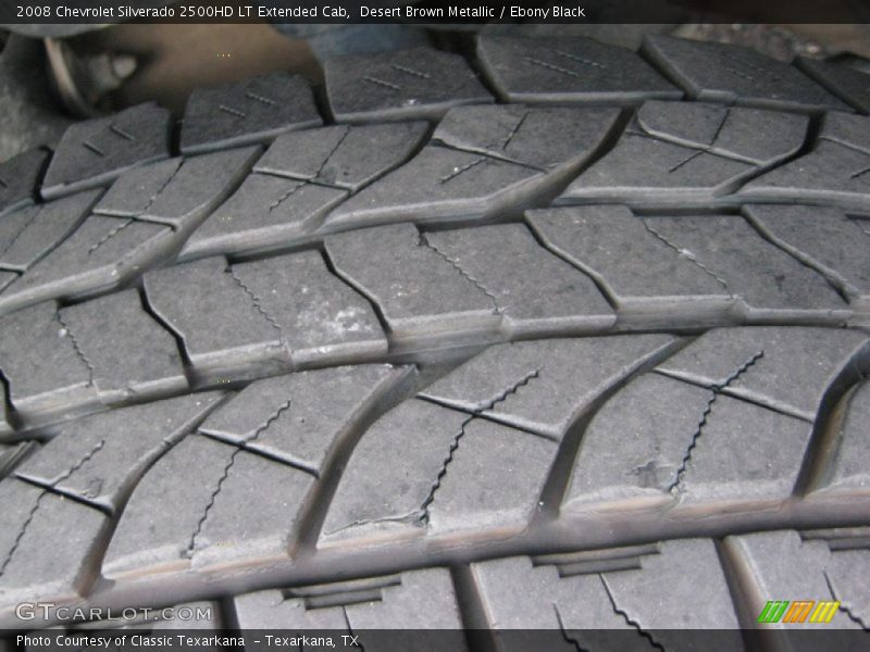 Desert Brown Metallic / Ebony Black 2008 Chevrolet Silverado 2500HD LT Extended Cab