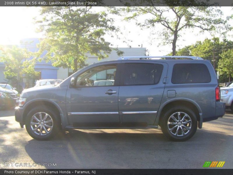 Lakeshore Slate Blue / Stone 2008 Infiniti QX 56 4WD