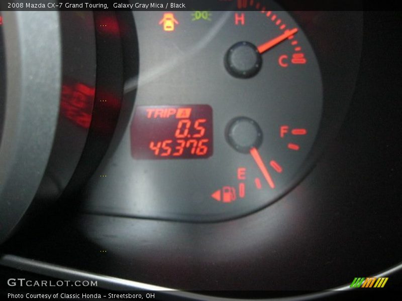 Galaxy Gray Mica / Black 2008 Mazda CX-7 Grand Touring