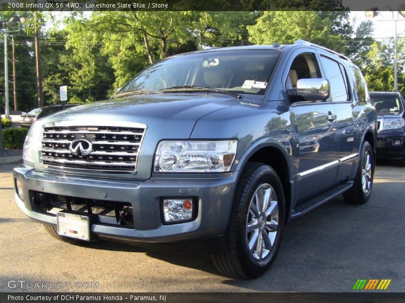 Lakeshore Slate Blue / Stone 2008 Infiniti QX 56 4WD