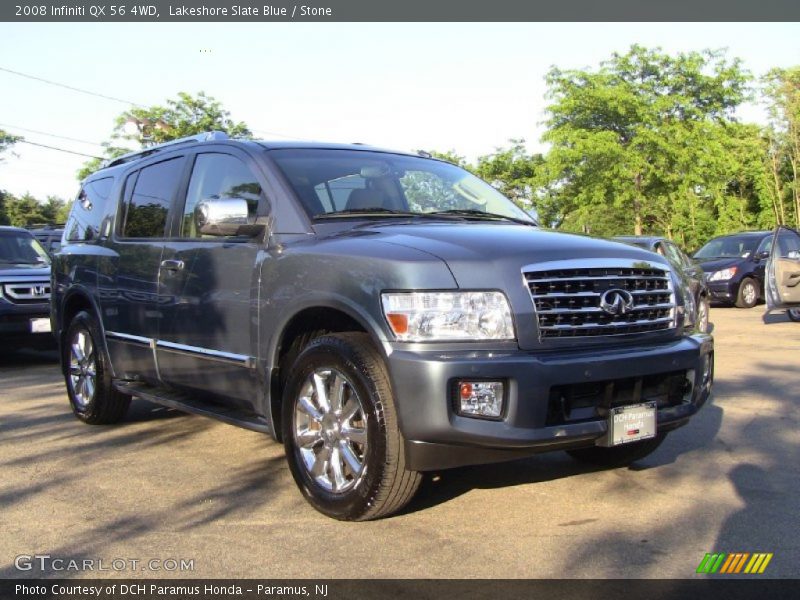 Lakeshore Slate Blue / Stone 2008 Infiniti QX 56 4WD