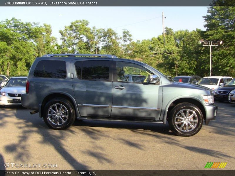 Lakeshore Slate Blue / Stone 2008 Infiniti QX 56 4WD
