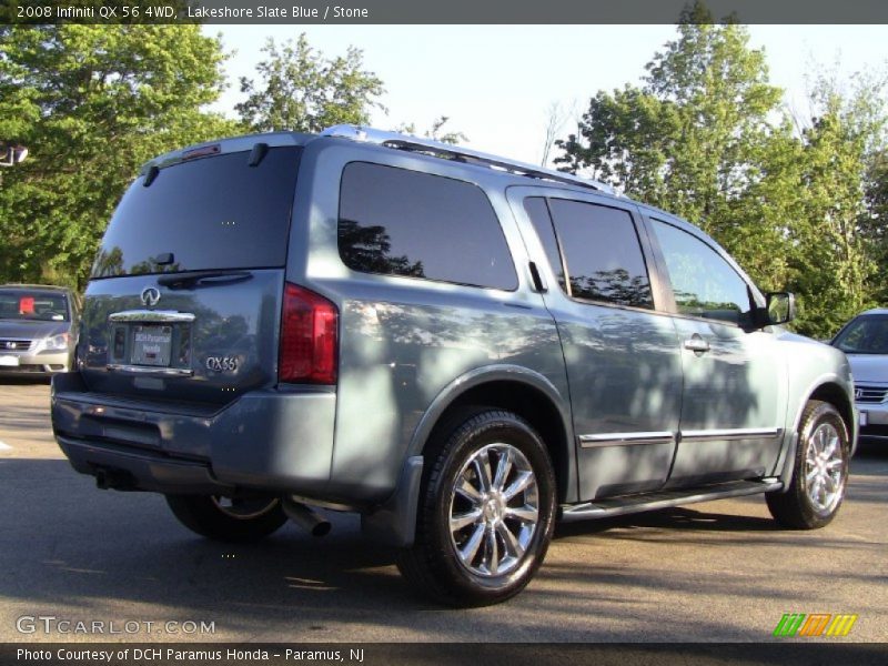 Lakeshore Slate Blue / Stone 2008 Infiniti QX 56 4WD