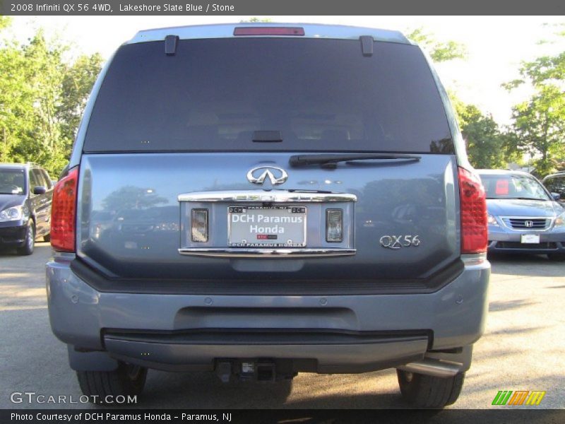 Lakeshore Slate Blue / Stone 2008 Infiniti QX 56 4WD