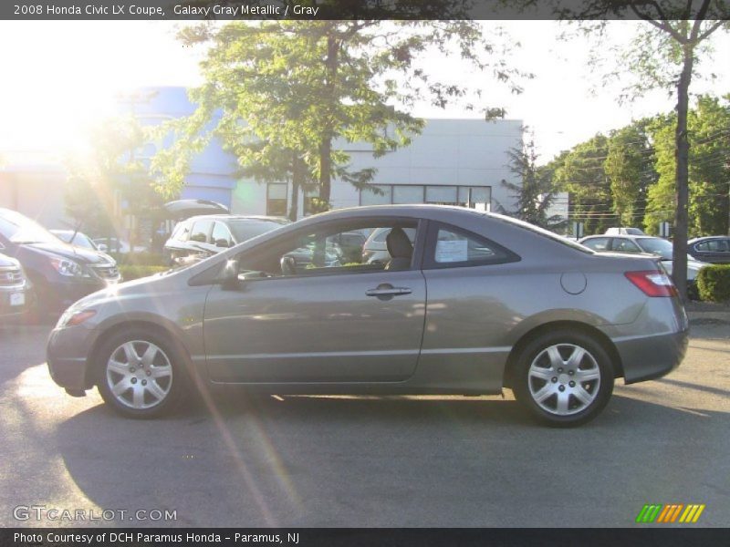 Galaxy Gray Metallic / Gray 2008 Honda Civic LX Coupe