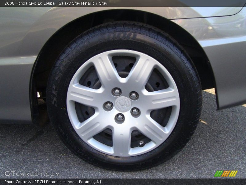 Galaxy Gray Metallic / Gray 2008 Honda Civic LX Coupe