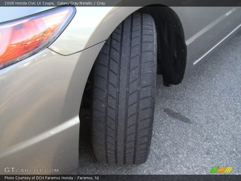 Galaxy Gray Metallic / Gray 2008 Honda Civic LX Coupe