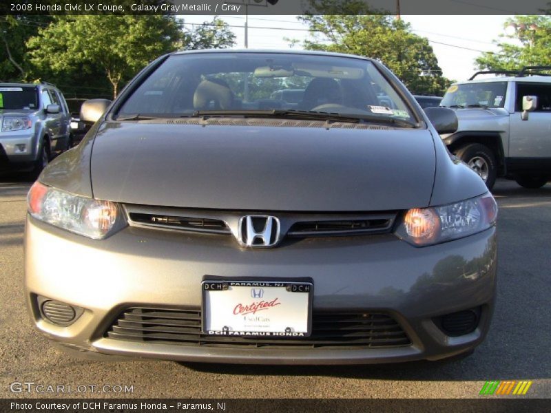 Galaxy Gray Metallic / Gray 2008 Honda Civic LX Coupe