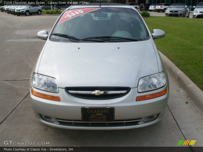 Galaxy Silver Metallic / Gray 2004 Chevrolet Aveo Sedan