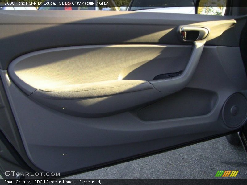 Galaxy Gray Metallic / Gray 2008 Honda Civic LX Coupe