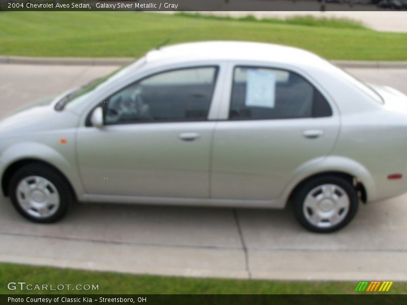 Galaxy Silver Metallic / Gray 2004 Chevrolet Aveo Sedan