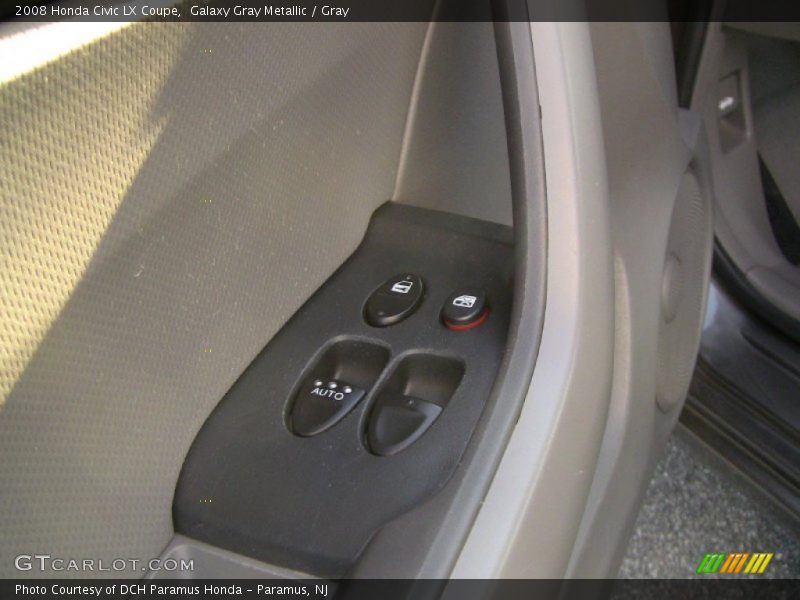 Galaxy Gray Metallic / Gray 2008 Honda Civic LX Coupe