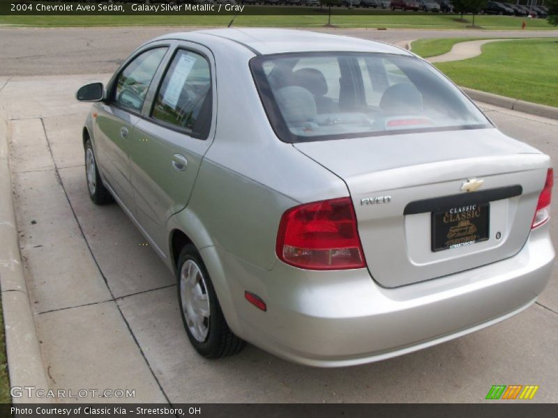 Galaxy Silver Metallic / Gray 2004 Chevrolet Aveo Sedan