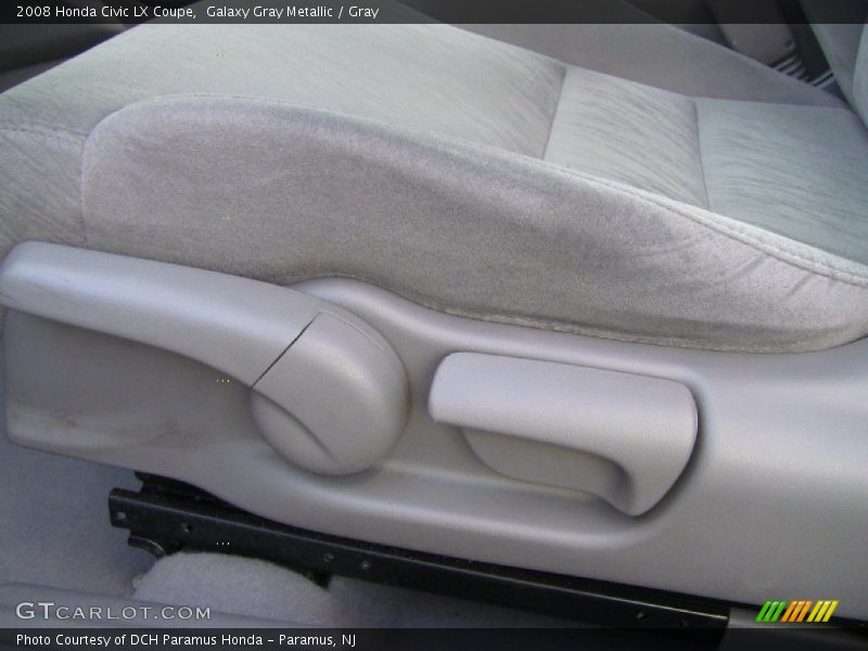 Galaxy Gray Metallic / Gray 2008 Honda Civic LX Coupe
