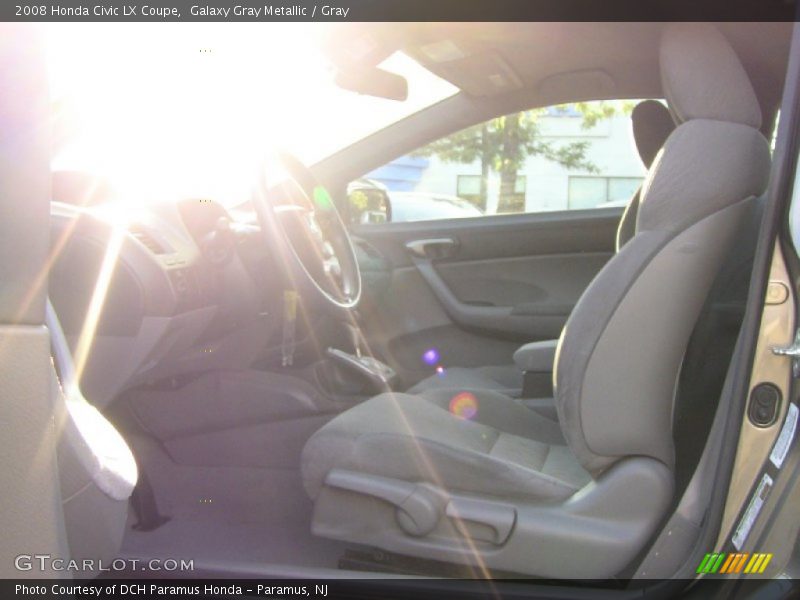 Galaxy Gray Metallic / Gray 2008 Honda Civic LX Coupe