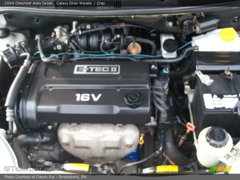  2004 Aveo Sedan Engine - 1.6 Liter DOHC 16-Valve 4 Cylinder
