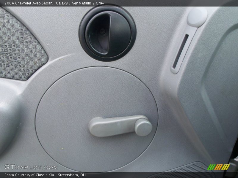 Galaxy Silver Metallic / Gray 2004 Chevrolet Aveo Sedan